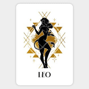 Leo zodiac sign Magnet